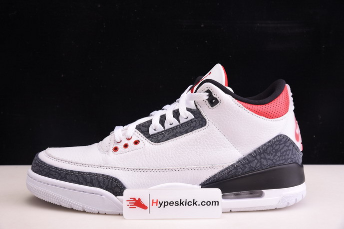 air jordan 3denim "fire red" cz6431-100