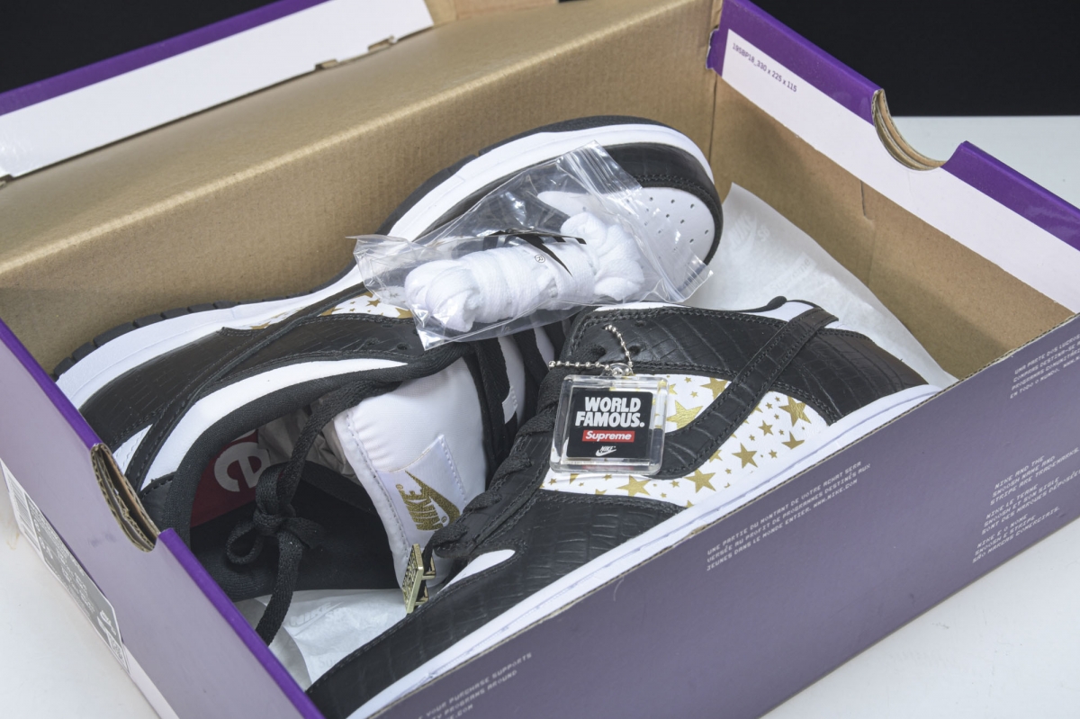nike sb dunk low S*p*e stars black (2021)