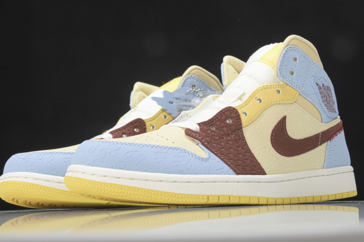 jordan 1 mid se fearless Ma*s*n chateau rouge