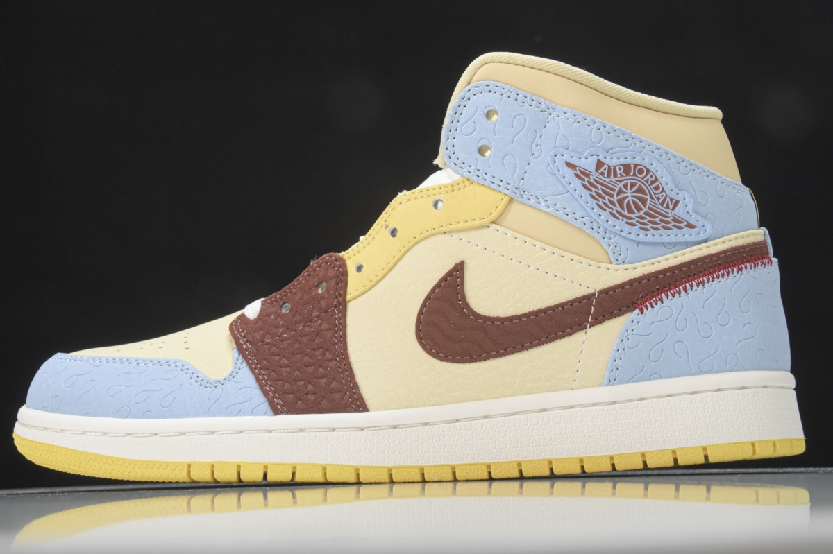 jordan 1 mid se fearless Ma*s*n chateau rouge