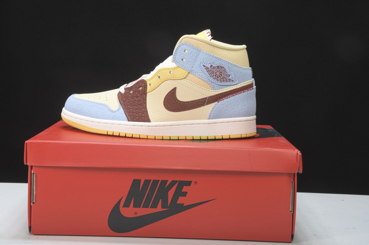 jordan 1 mid se fearless Ma*s*n chateau rouge