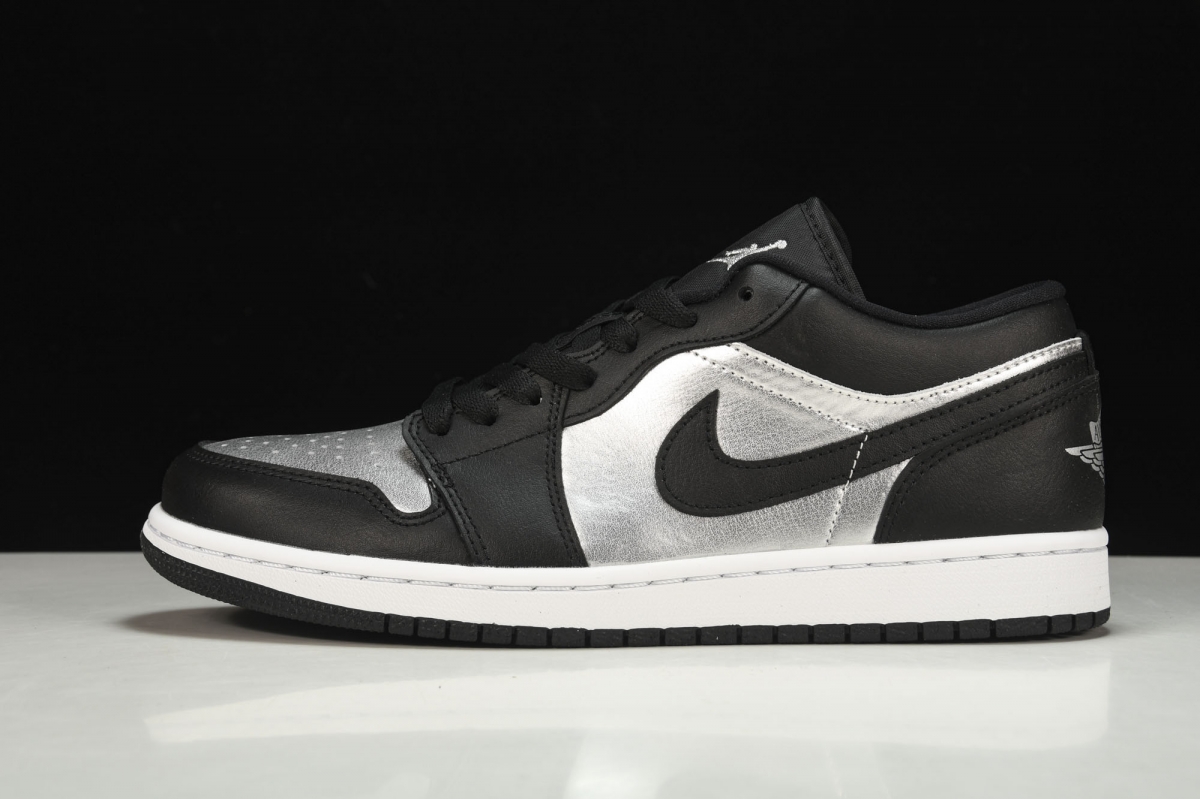 Jordan 1 Low SE Black Metallic Silver