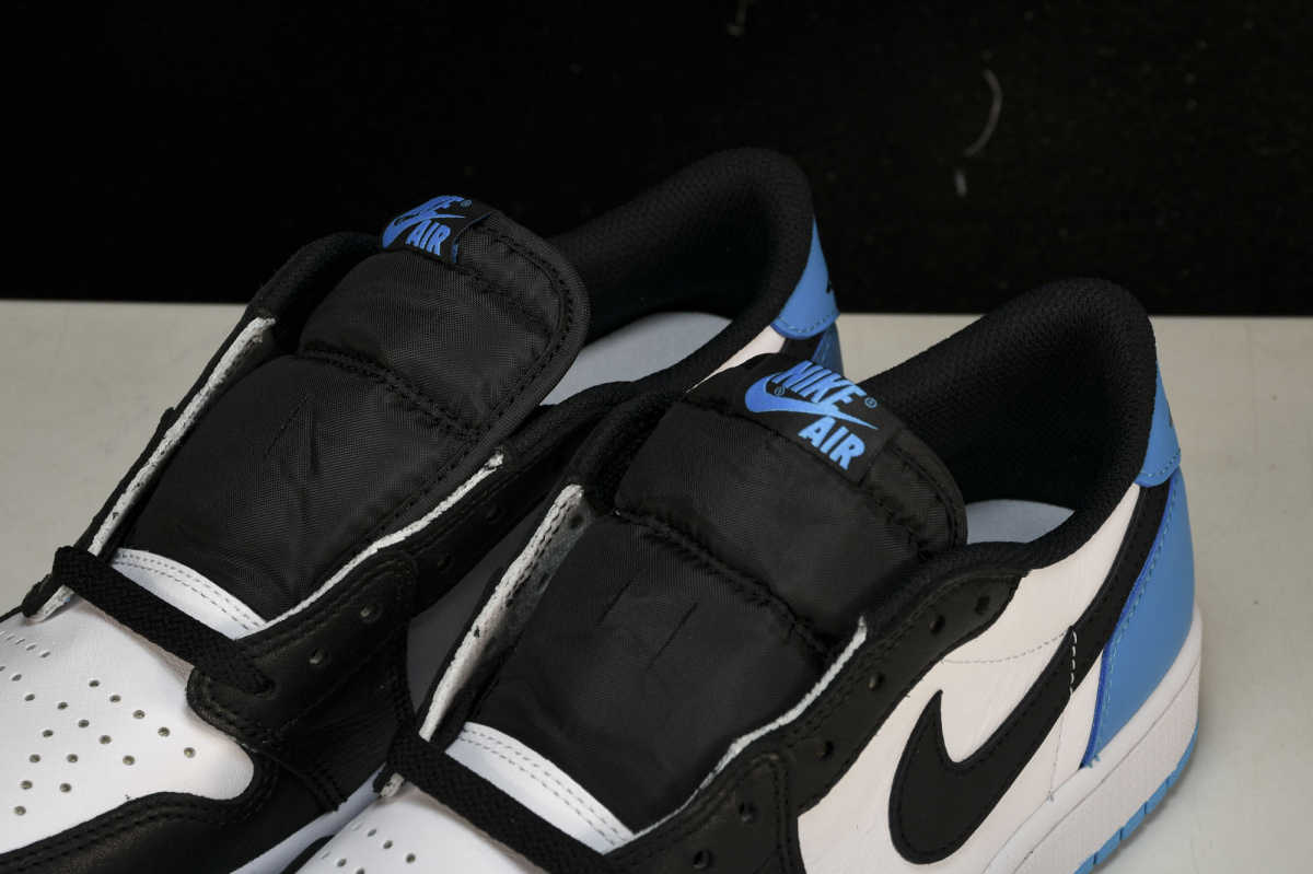 Jordan 1 Retro Low OG Black Dark Powder Blue